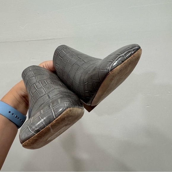 Rejona Pyo Andi Mule Shoe Size 39 EU Leather Square Toe - Picture 9 of 11